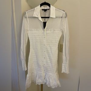 Veronica Beard Kelsey Dress. White. Size 2.